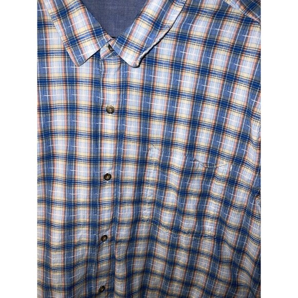 Toad & Co Shirt Mens XXL Button Up Short Sleeve Airscape organic cotton casual - Picture 2 of 8